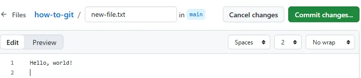 Add file menu