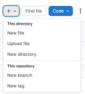 Add file menu